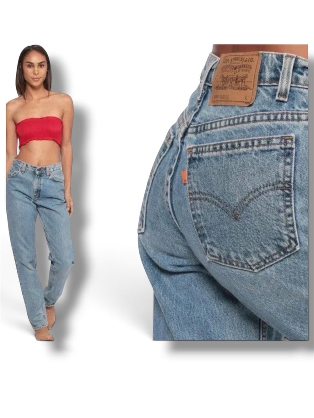 Levi’s vintage orange tab relaxed fit